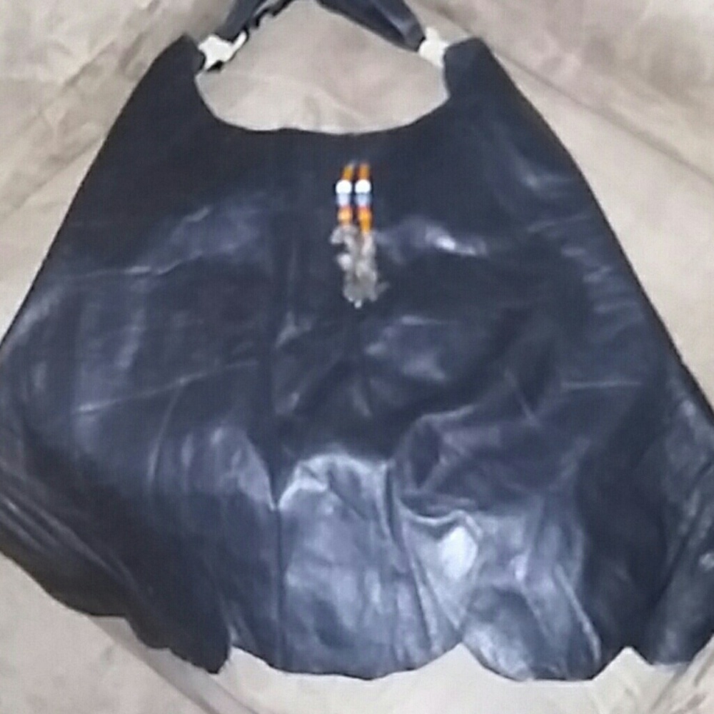 Leather  halter vest or.top